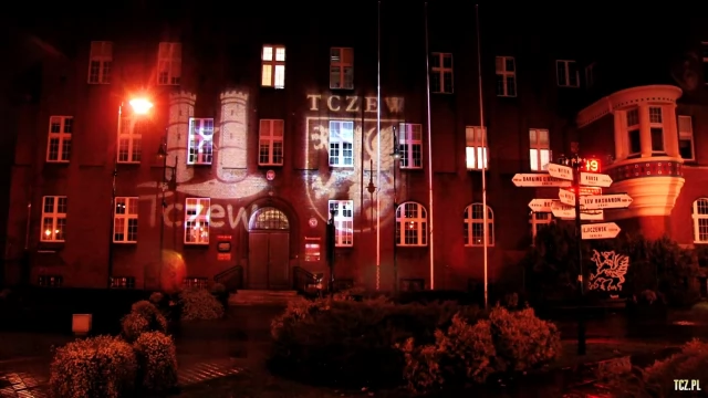 Tczew - Multimedialne projekcje na ratuszu