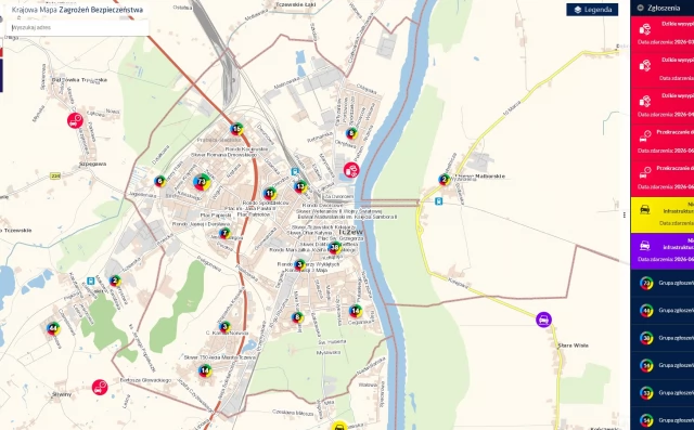 Tczew - Aplikacja KMZB - za jej pomocą możesz zgłosić zagrożenie w Twojej okolicy