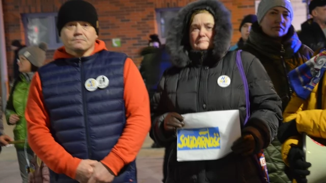 Tczew - Antywojenna demonstracja przeszła ulicami Tczewa