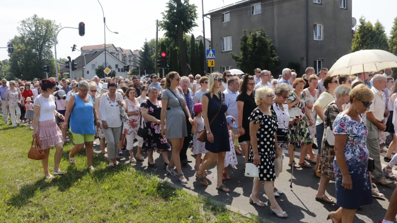 Tczew - Boże Ciało - procesja z Najświętszym Sakramentem