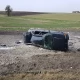 Tczew - Szprudowo. Dachowanie - jedna osoba trafiła do szpitala