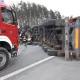 Tczew - Tragedia pod Swarożynem. Nie żyje kierowca ciężarówki