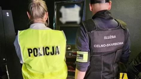 Tczew - Policjanci i KAS przeprowadzili działania wymierzone w nielegalny hazard