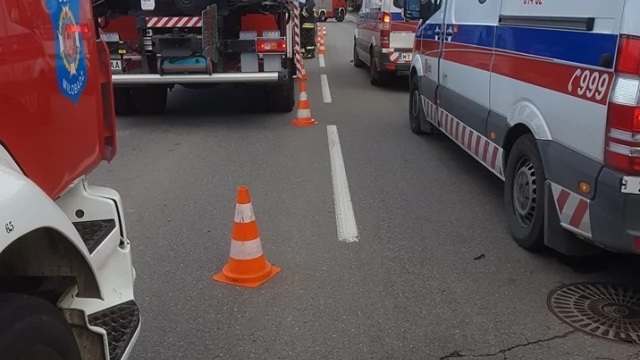 Tczew - Dwie osoby poszkodowane w wypadku na Malinowskiej