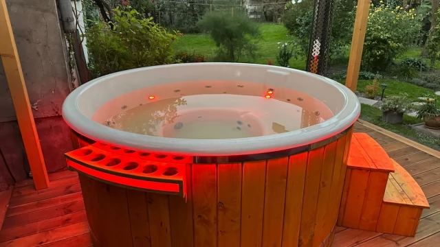 Tczew - Balia ogrodowa z piecem na drewno jacuzzi
