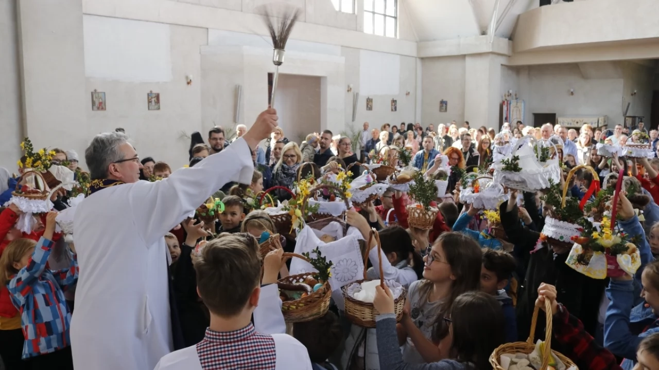 Tczew - Święcenie pokarmów w tczewskich kościołach