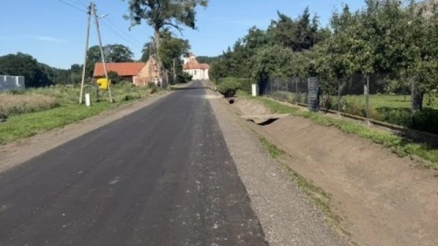 Tczew - Ulica w Opaleniu po remoncie
