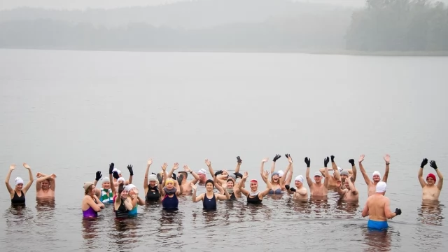Tczew - Zimno? Nie im! Morsy zapraszają do wspólnych kąpieli [FOTO]