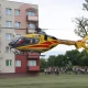Tczew - Śmigłowiec LPR lądował w samym środku blokowiska