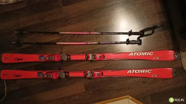 Tczew - Narty Atomic + kijki blizard