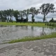 Tczew - Problem po deszczu na boisku i działkach w Dąbrówce