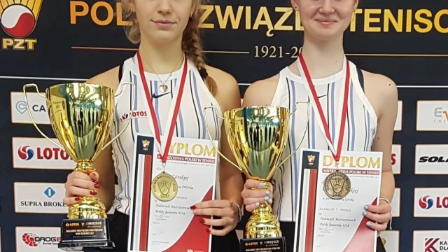 Tczew - Daria Górska podwójną Halową Mistrzynią Polski w tenisie