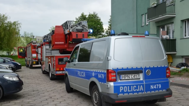 Tczew - Służby sprawdzały, czy w wieżowcu ulatnia się gaz