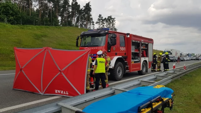 Tczew - Śmiertelny wypadek na A1. Autostrada zablokowana [AKTUALIZACJA]