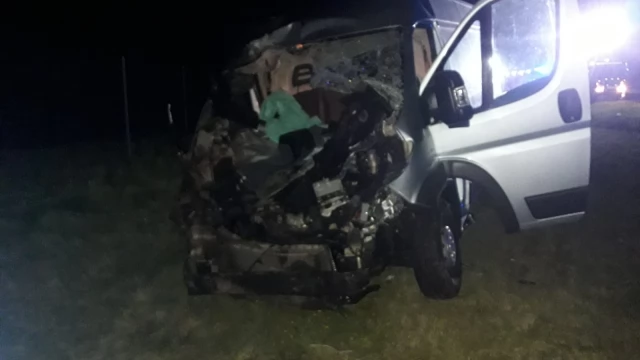 Tczew - Łoś na A1. Pięć samochodów wypadło z trasy, dwie osoby w szpitalu