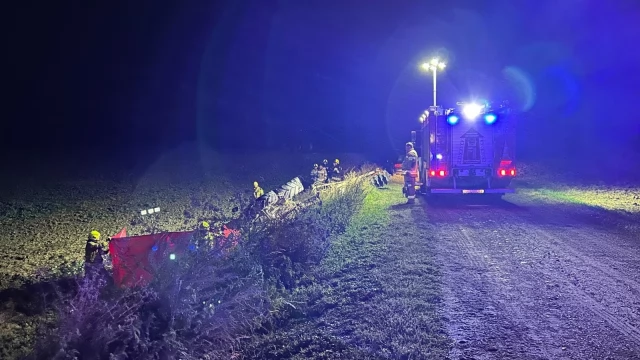 Tczew - Tragedia pod Gniewem. Mężczyzna przygnieciony przez ciągnik