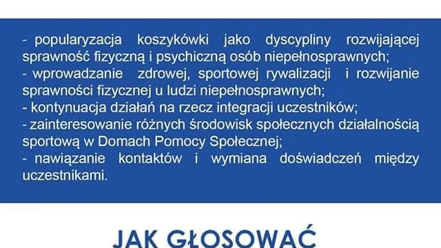 Tczew - Pomóż DPS-owi zorganizować Turniej Koszyków