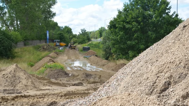 Tczew - Nowa droga rowerowa w budowie
