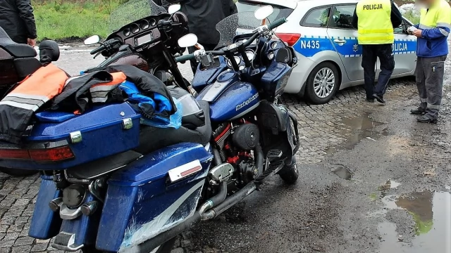 Tczew - Bałdowo. Motocyklista przewrócił się i wpadł pod ciężarówkę