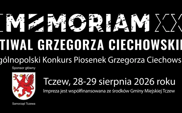 Tczew - In Memoriam XXV Festiwal Grzegorza Ciechowskiego zbliża się wielkimi krokami