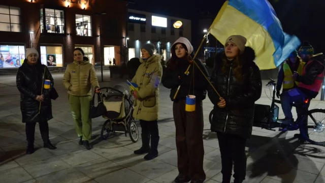 Tczew - Antywojenna demonstracja przeszła ulicami Tczewa