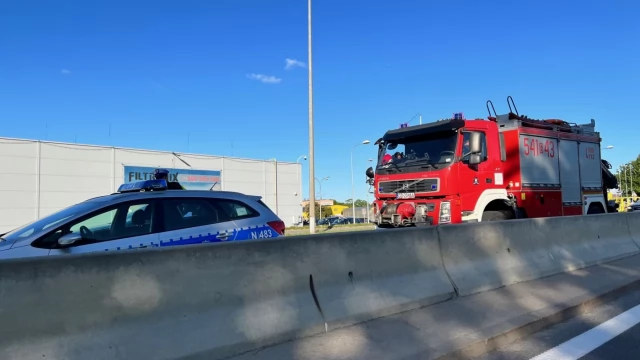 Tczew - Wypadek na al. Solidarności. Utrudnienia w ruchu