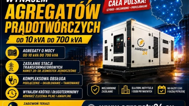 Tczew - AGREGATY PRĄDOTWÓRCZE DO 700 kVA - WYNAJEM - USŁU
