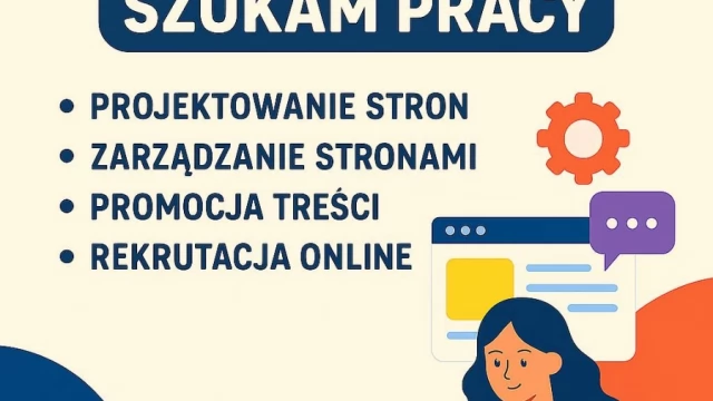 Tczew - Szukam pracy - projektowanie i obsługa stron internetowych / marketing online / rekrutacja