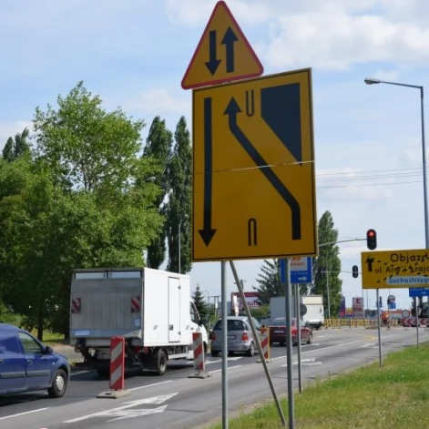 Tczew - Zamknięcie jezdni zachodniej dk 91