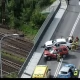 Tczew - Kolizja na wiadukcie w ciągu ul. 30 Stycznia