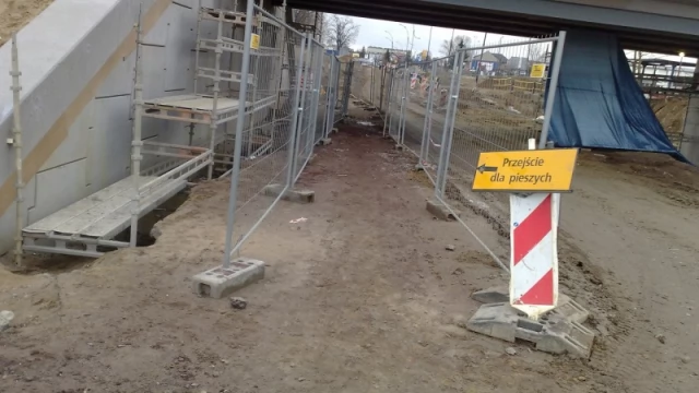 Tczew - Dojazd do węzła A1 - problem pieszych
