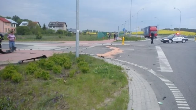 Tczew - Kolejny groźny wypadek pod Pelplinem