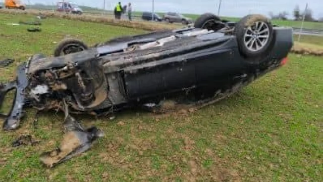 Tczew - Dachowanie na A1