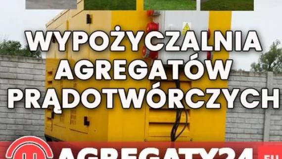 Tczew - Wynajem, wypożyczalnia agregatów prądotwórczych (również usługi agregatami)