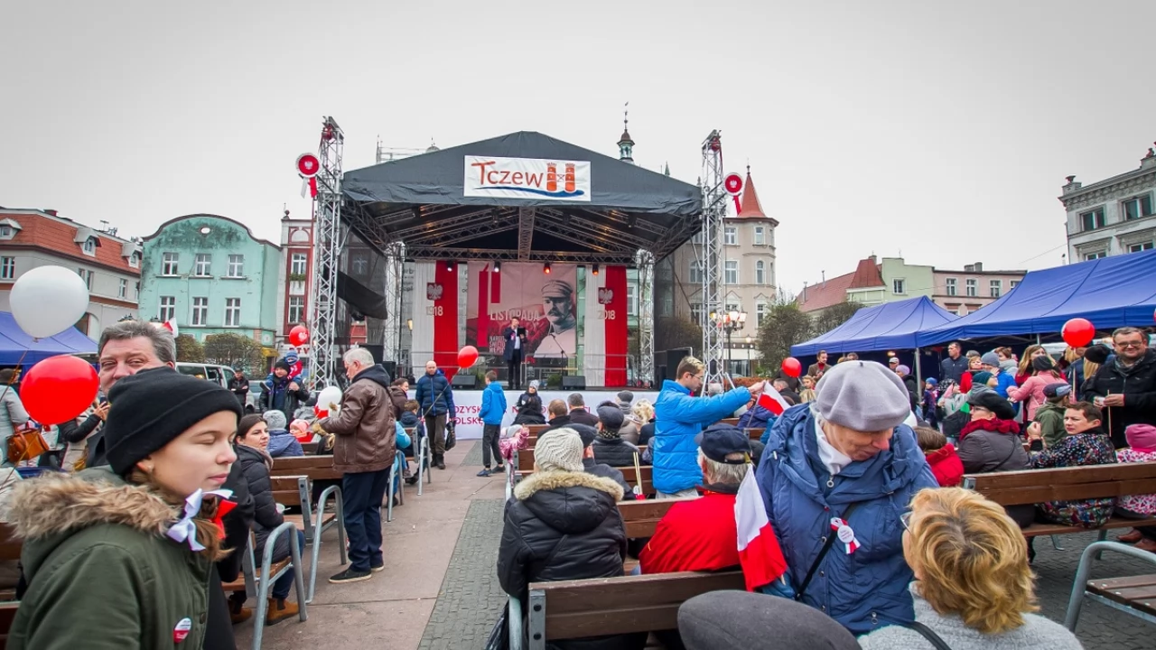 Tczew - Tczew świętował niepodległość. Patriotycznie i na wesoło
