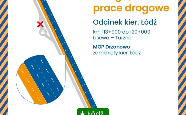 Tczew - Kolejny etap remontów na A1