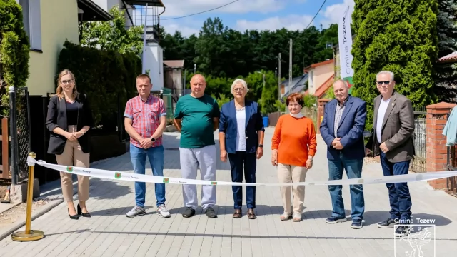 Tczew - Ulica Braterska w Swarożynie po remoncie