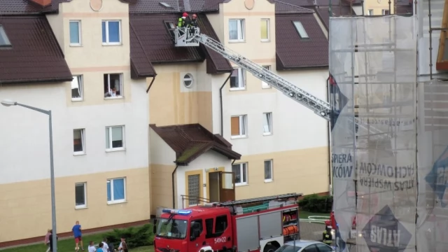 Tczew - 12-latek podpalił okno dachowe?