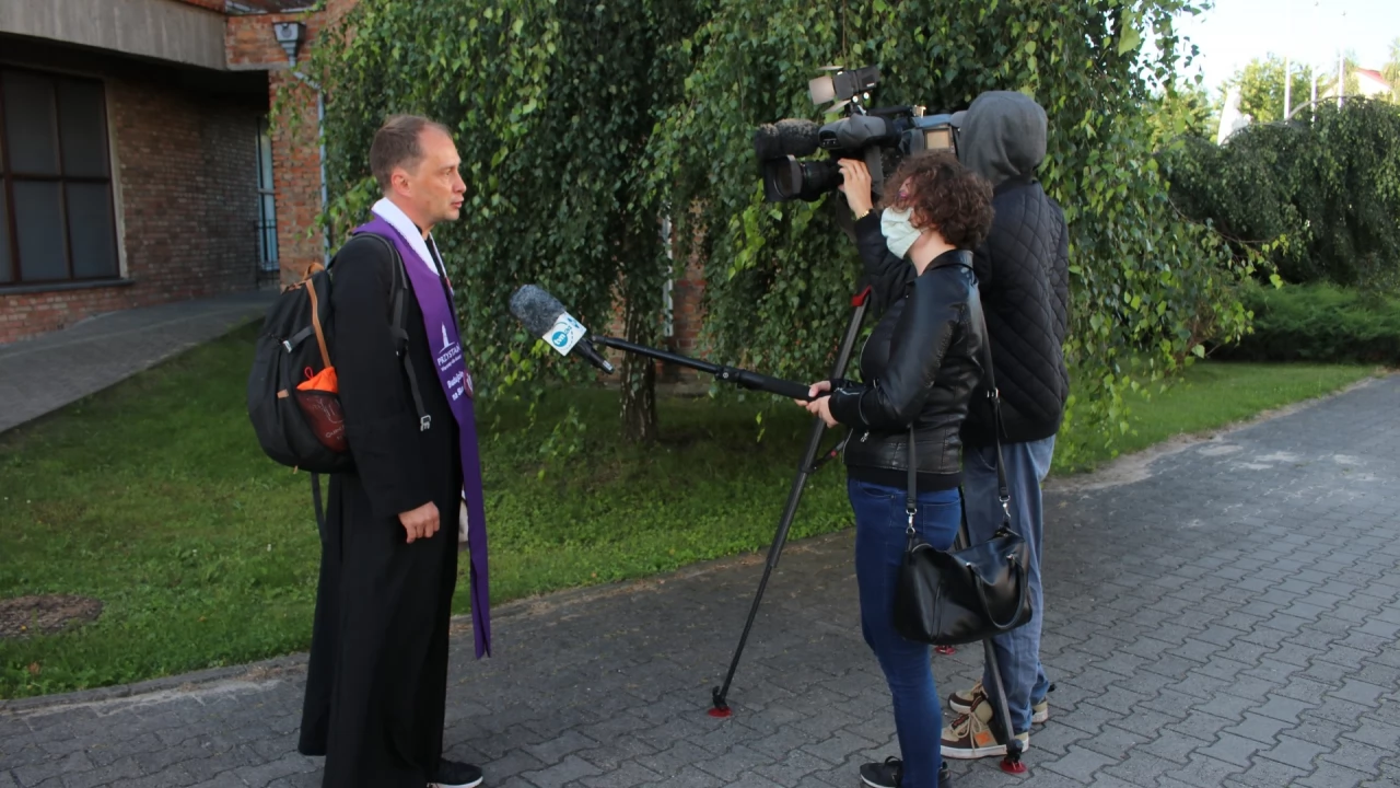 Tczew - Pielgrzymka idzie do Częstochowy. Ze względu na COVID jest inna niż zwykle
