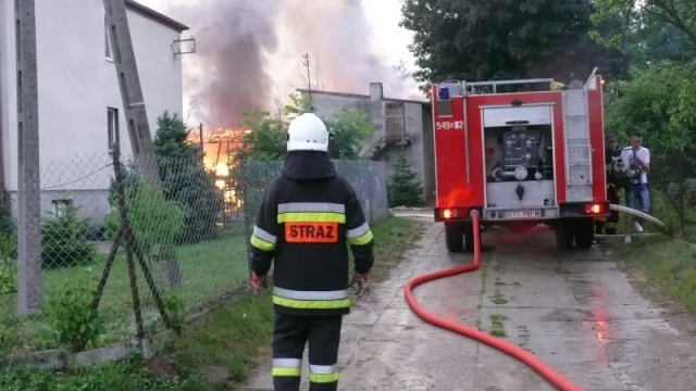 Tczew - Pożary od piorunów - Małżewo i gm. Gniew. Nawałnica nad Tczewem