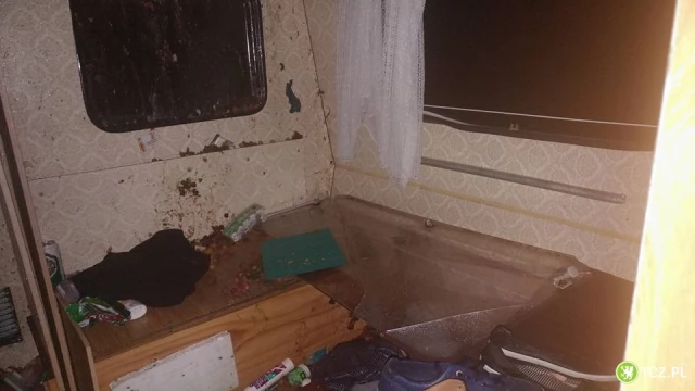 Tczew - "Myślałem, że to koniec". Wiatr porwał przyczepę z tczewianką w środku