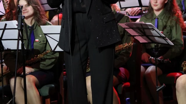 Tczew - Kasia Cerekwicka i Harcerska Orkiestra Dęta rozpoczęli Rok Jubileuszowy CKiS