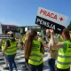 Tczew - Pracownicy inspekcji weterynaryjnej zablokowali dk 22. Walczą o godne płace