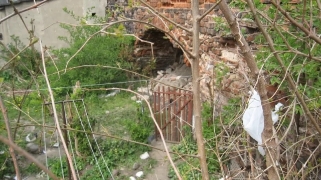 Tczew - Niszczejący mur obronny
