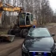 Tczew - Kryminalni odnaleźli skradzioną koparkę i dwa samochody