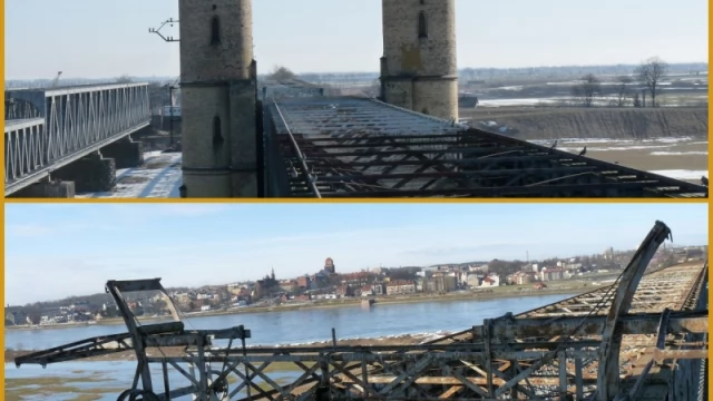 Tczew - Wieże Mostu Tczewskiego od środka