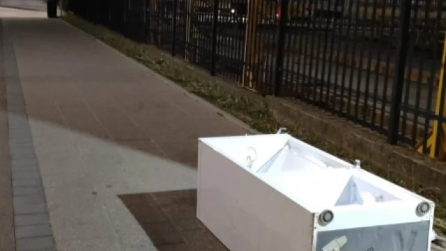 Tczew - Lodówka na sprzedaż czy element architektury miejskiej?