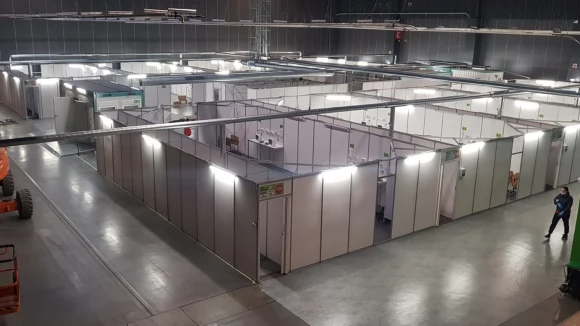 Tczew - Ruszył szpital tymczasowy Amber Expo