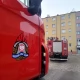 Tczew - Kolizja, piaskarka w rowie - tym zajmowali się strażacy