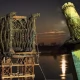 Tczew - Mosty nocą, niesamowity timelapse